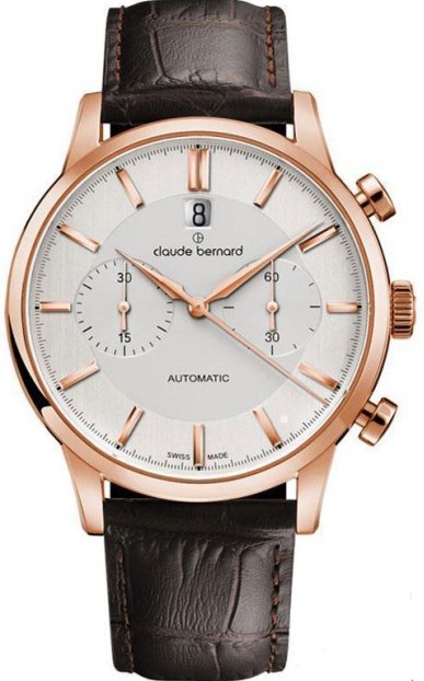 Мужские часы CLAUDE BERNARD 08001 37R AIR классические, круглые, белые и гарантией 24 месяца