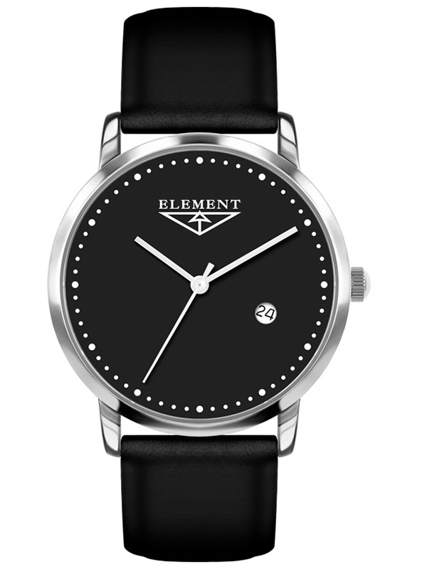 Мужские часы 33 element 331305 классические, черные и гарантией 33 месяца